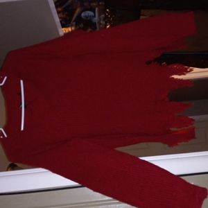 Boutique red sweater